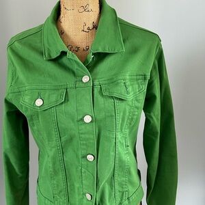 Green Denim Jacket